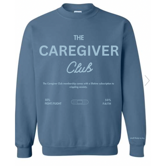 Caregiver Club Crew Neck Sweatshirt